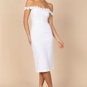 Petal & Pup White Florez Dress Worn Once